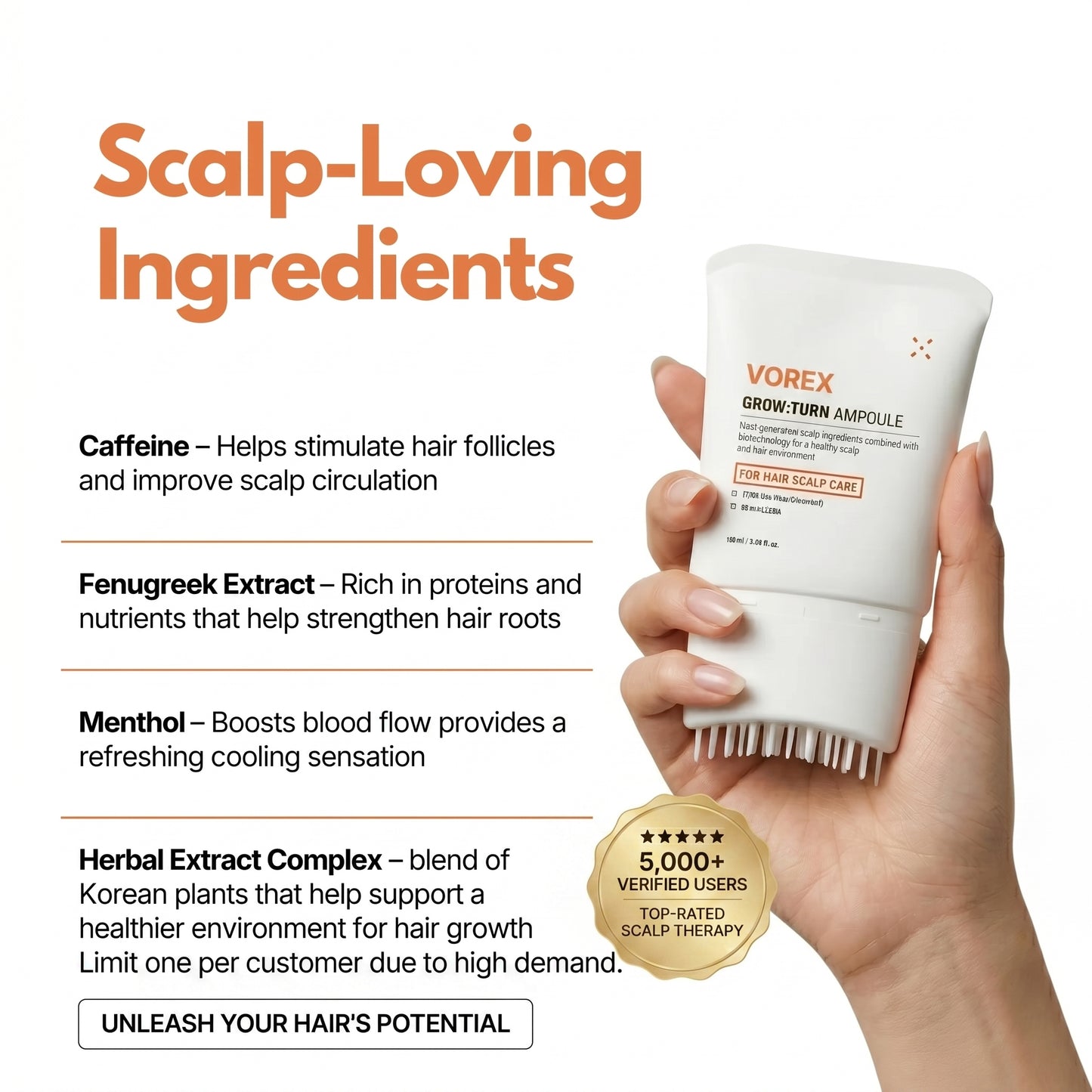 Hair Serum With Built-In Brush